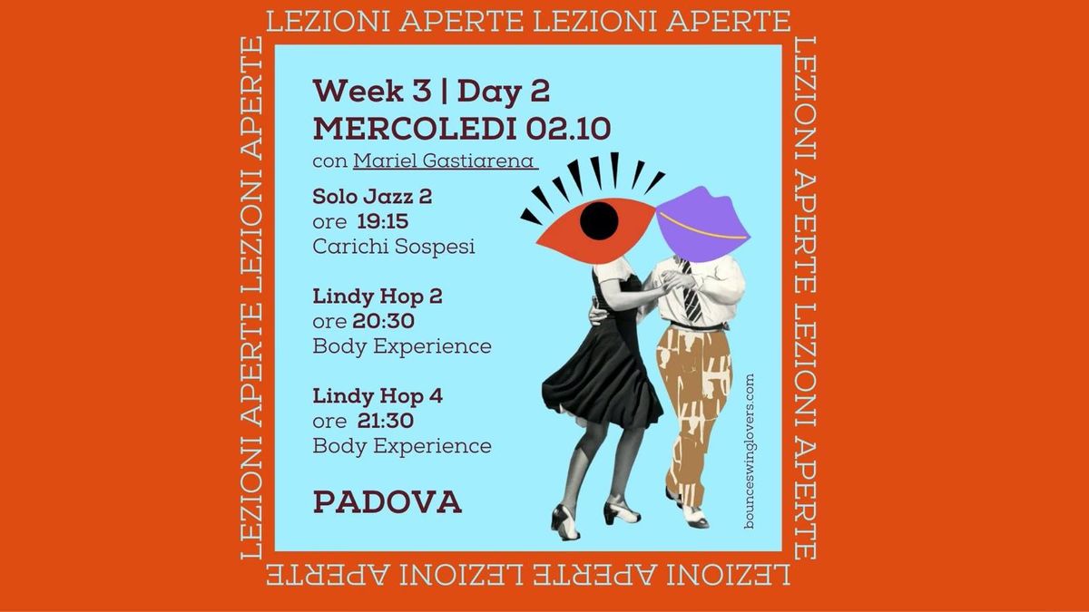 Padova: Lezioni aperte di Lindy Hop con Mariel Gastiarena 