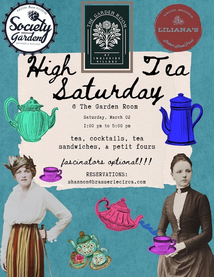 High Tea Saturday 