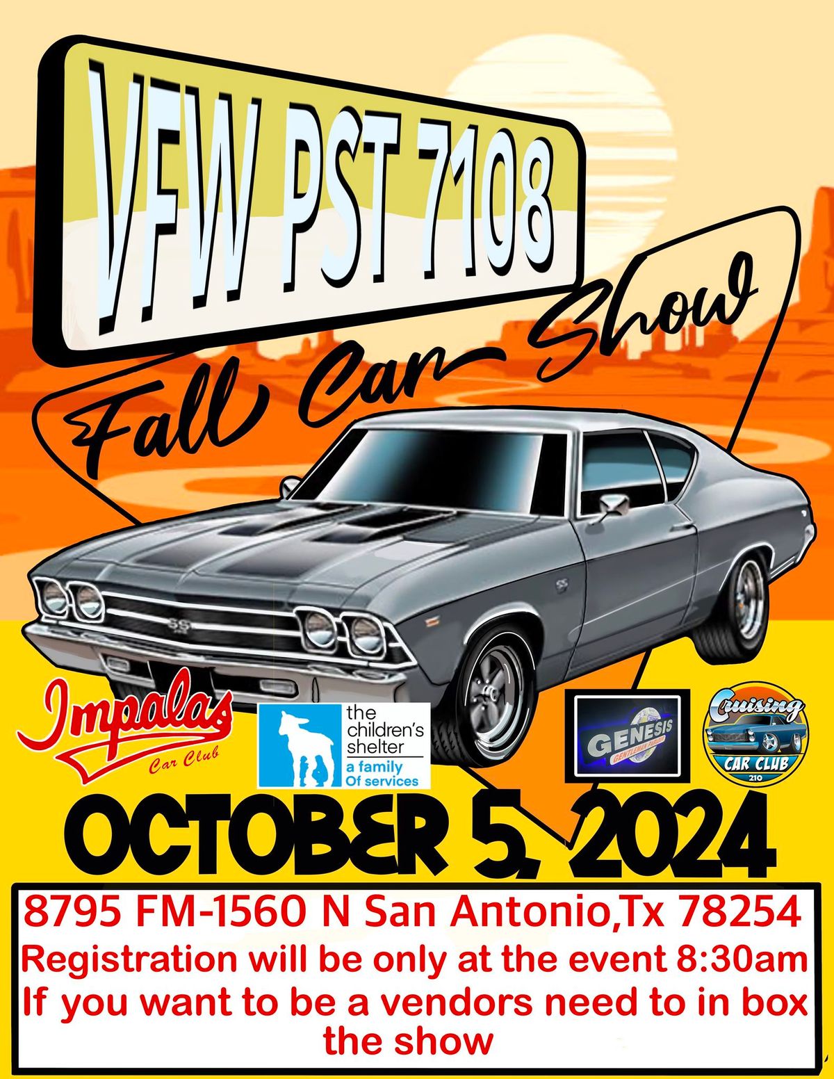 VFW PST 7180 Cars Show