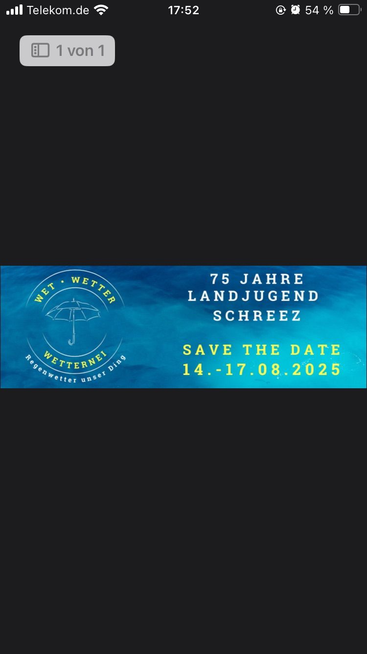 75. Jubil\u00e4um am Kellerfest Bocksr\u00fcck