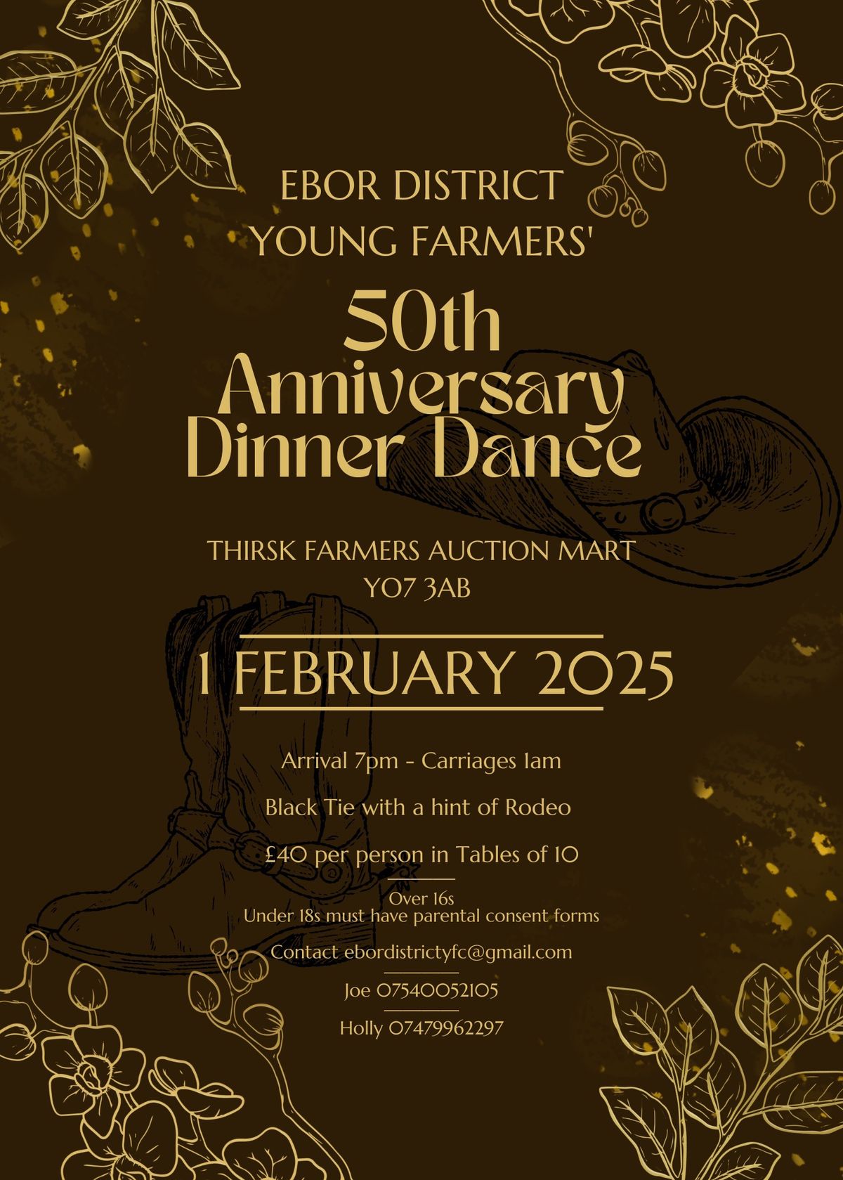 Ebor District Young Farmers' 50th Anniversary Dinner Dance