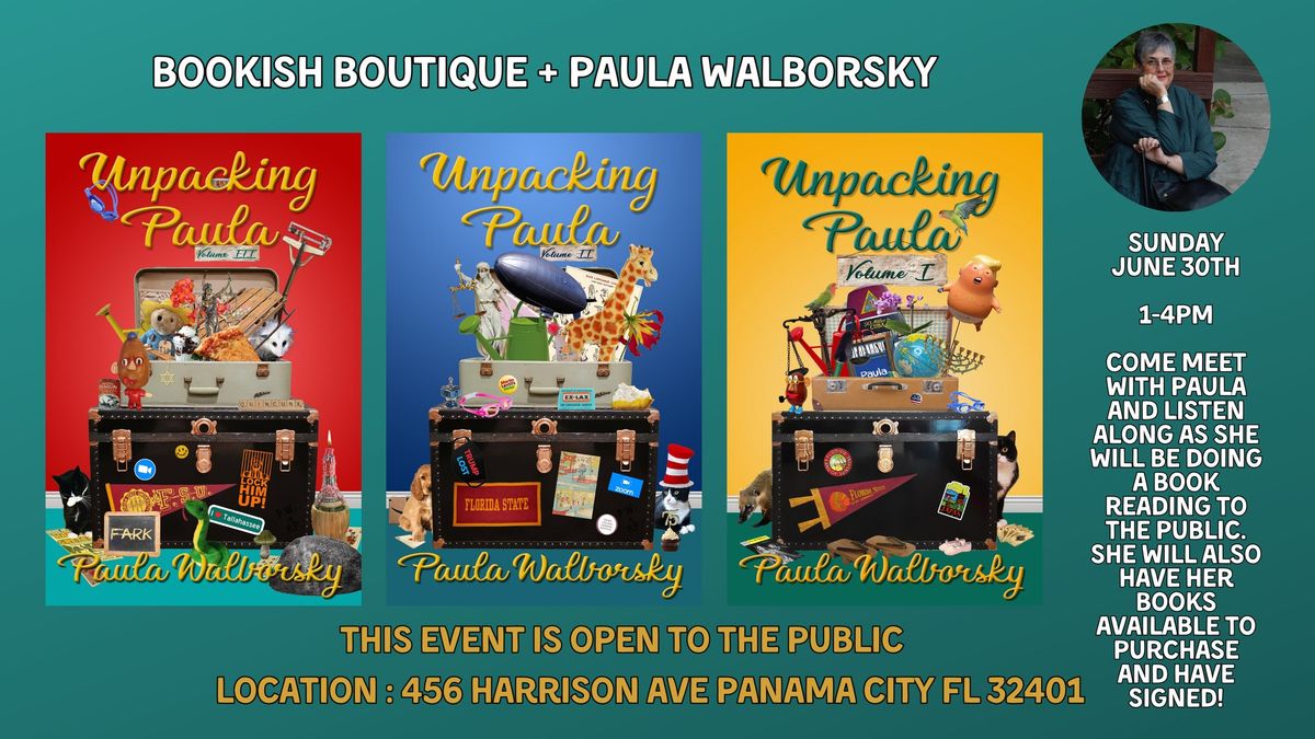 Book Reading + Signing with Paula Walborsky!