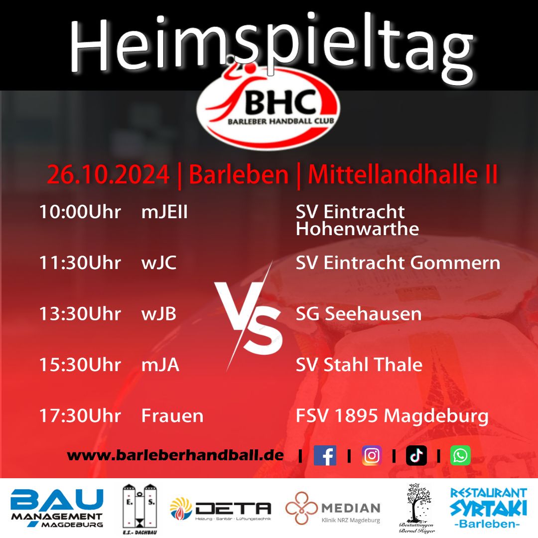 06. Heimspieltag des Barleber HC