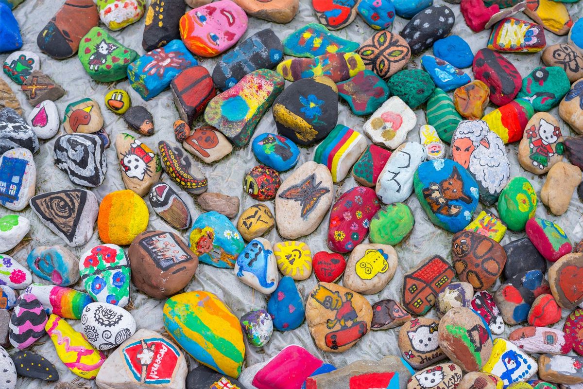 Pocket Sized Play - Rock Art