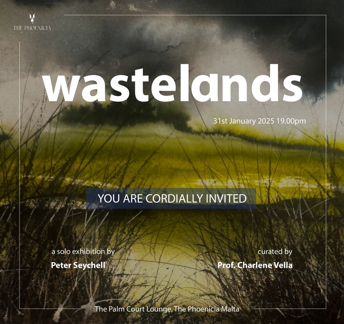 Wastelands exhibition inauguration at The Phoenicia Malta