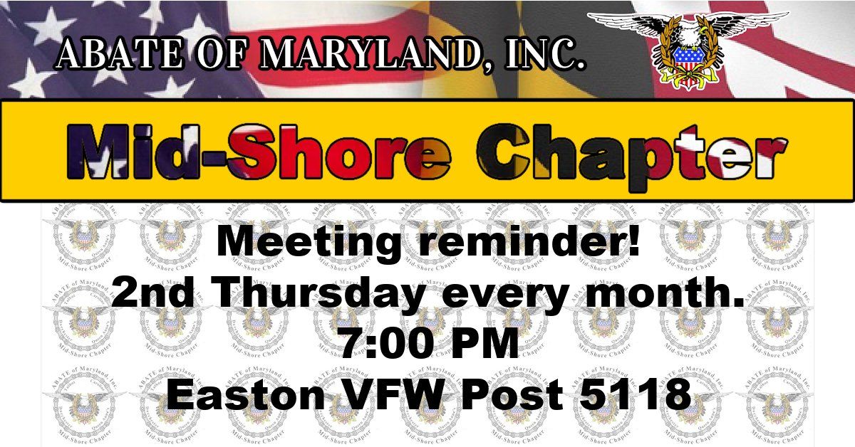 Mid-Shore Chapter Meeting