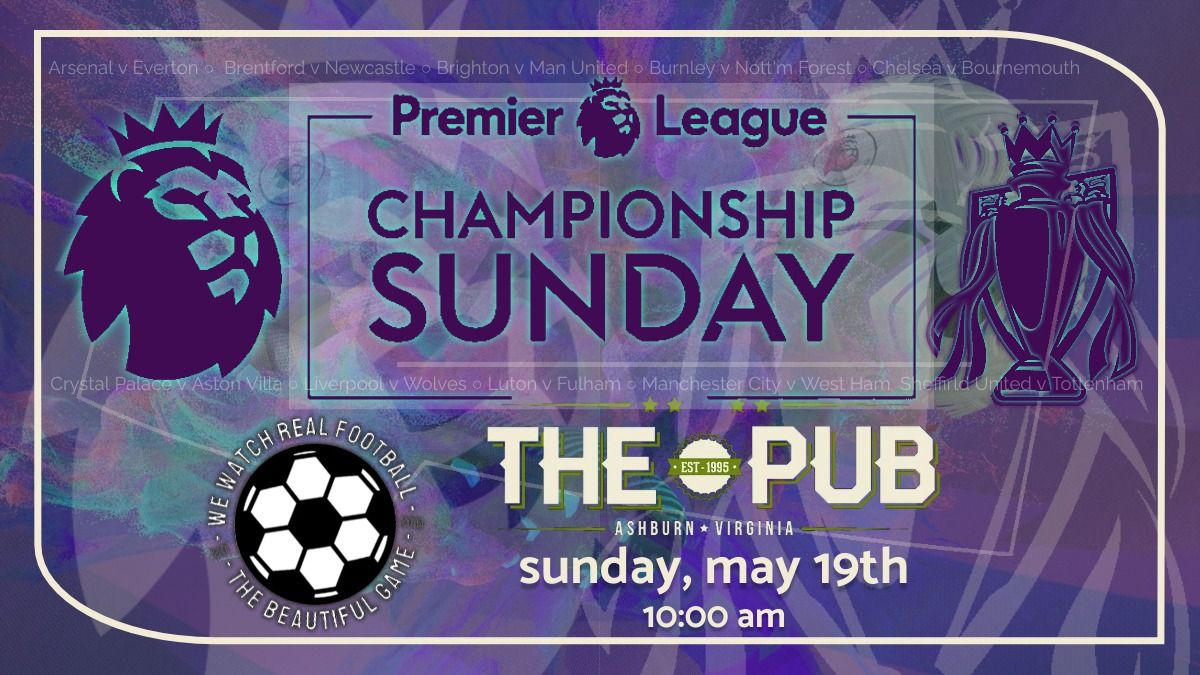 Premier League Championship Sunday