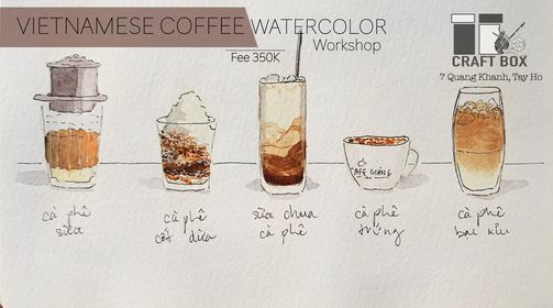 VIETNAMESE COFFEE WATERCOLOR WORKSHOP