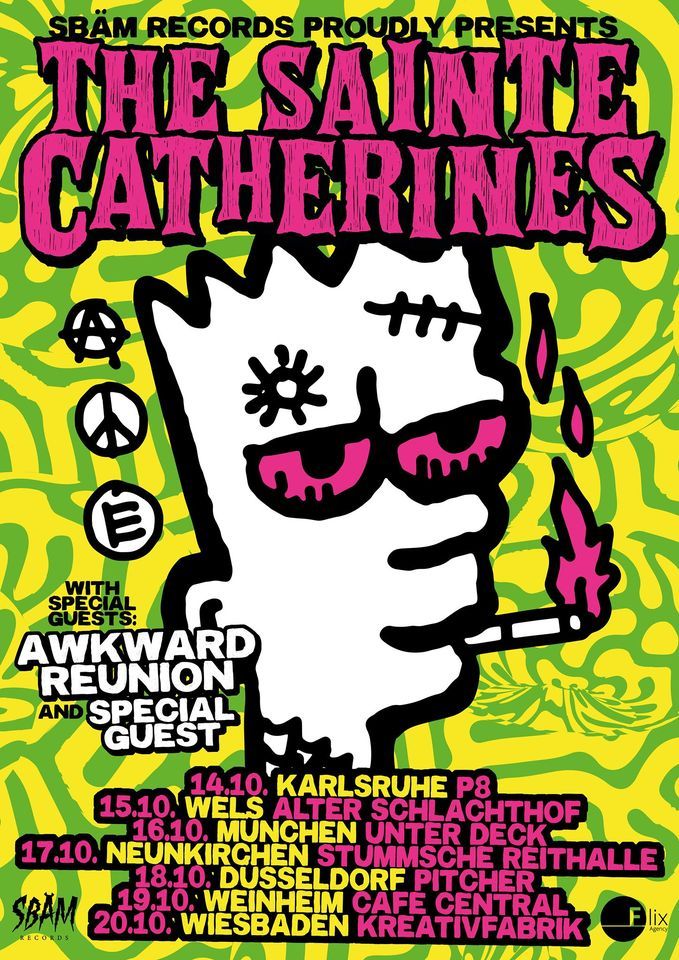 THE SAINTE CATHERINES + Support: DOLLARS FOR DEADBEATS \u2022 Live in M\u00fcnchen