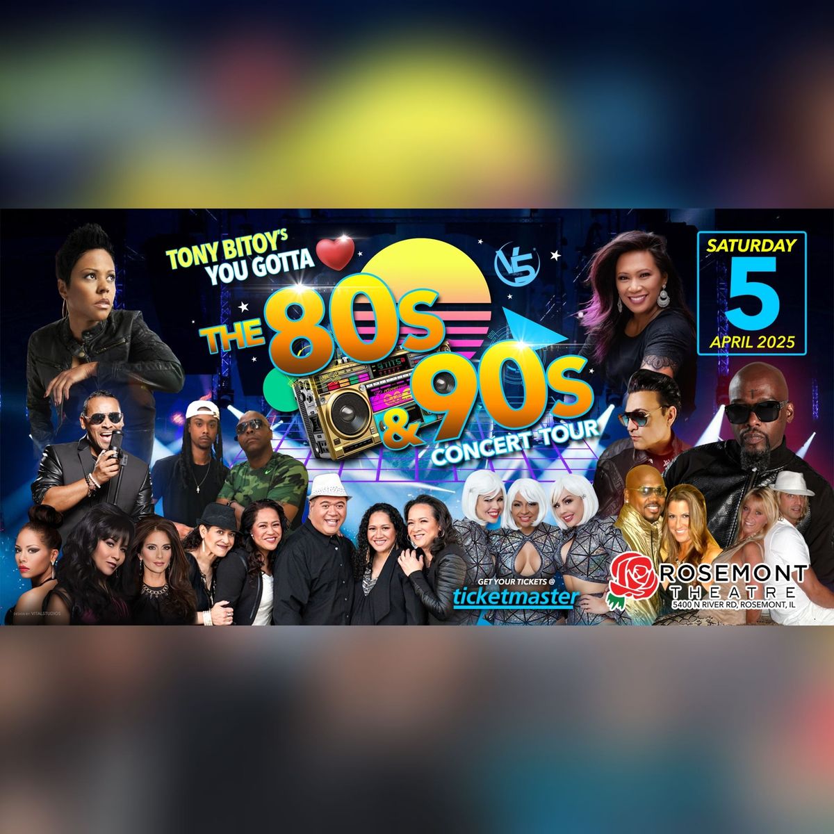 Tony Bitoys You Gotta \ud83d\udc9e The 80's & 90's Concert Tour 