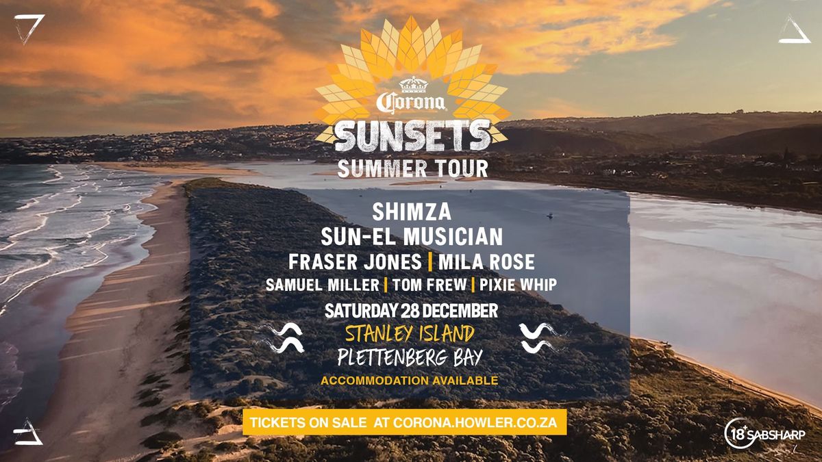 Corona Sunsets Summer Tour 2024 - Stanley Island, Plettenberg Bay