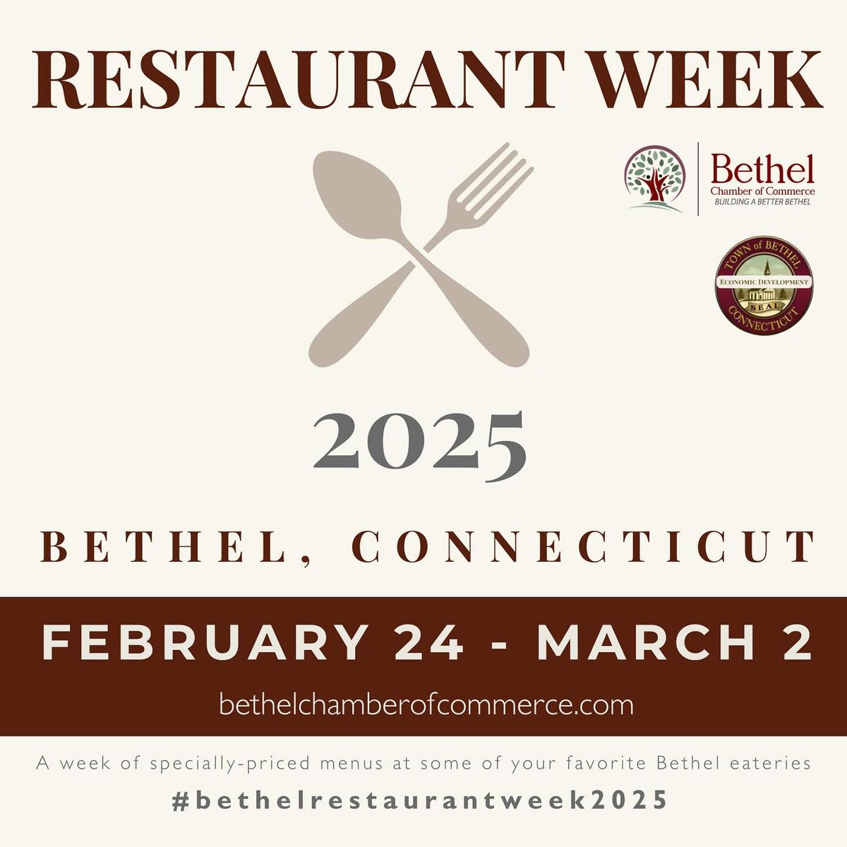 Bethel Restaurant Week 2025