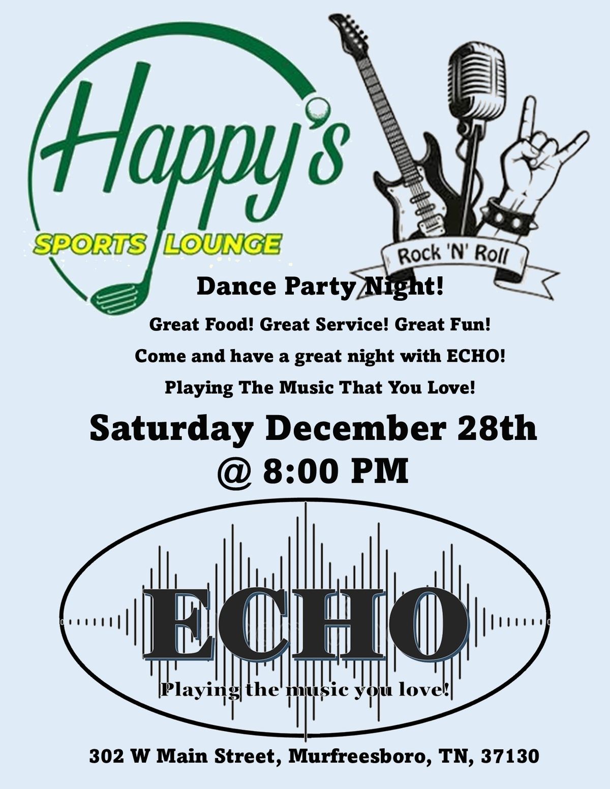 Rock'n Dance Party Night with ECHO!