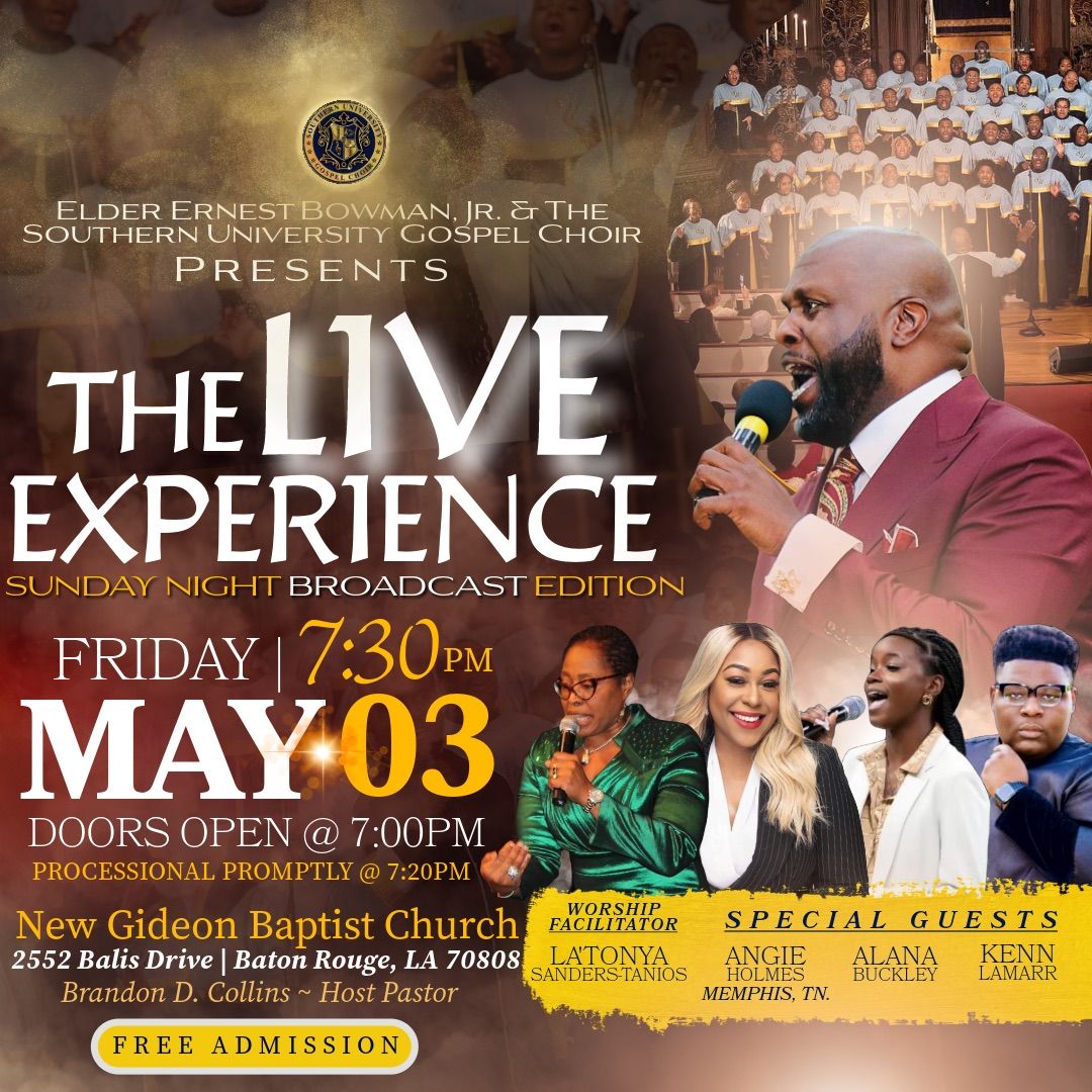 SUGC Presents \u201cThe LIVE Experience\u201d Sunday Night Broadcast Edition 