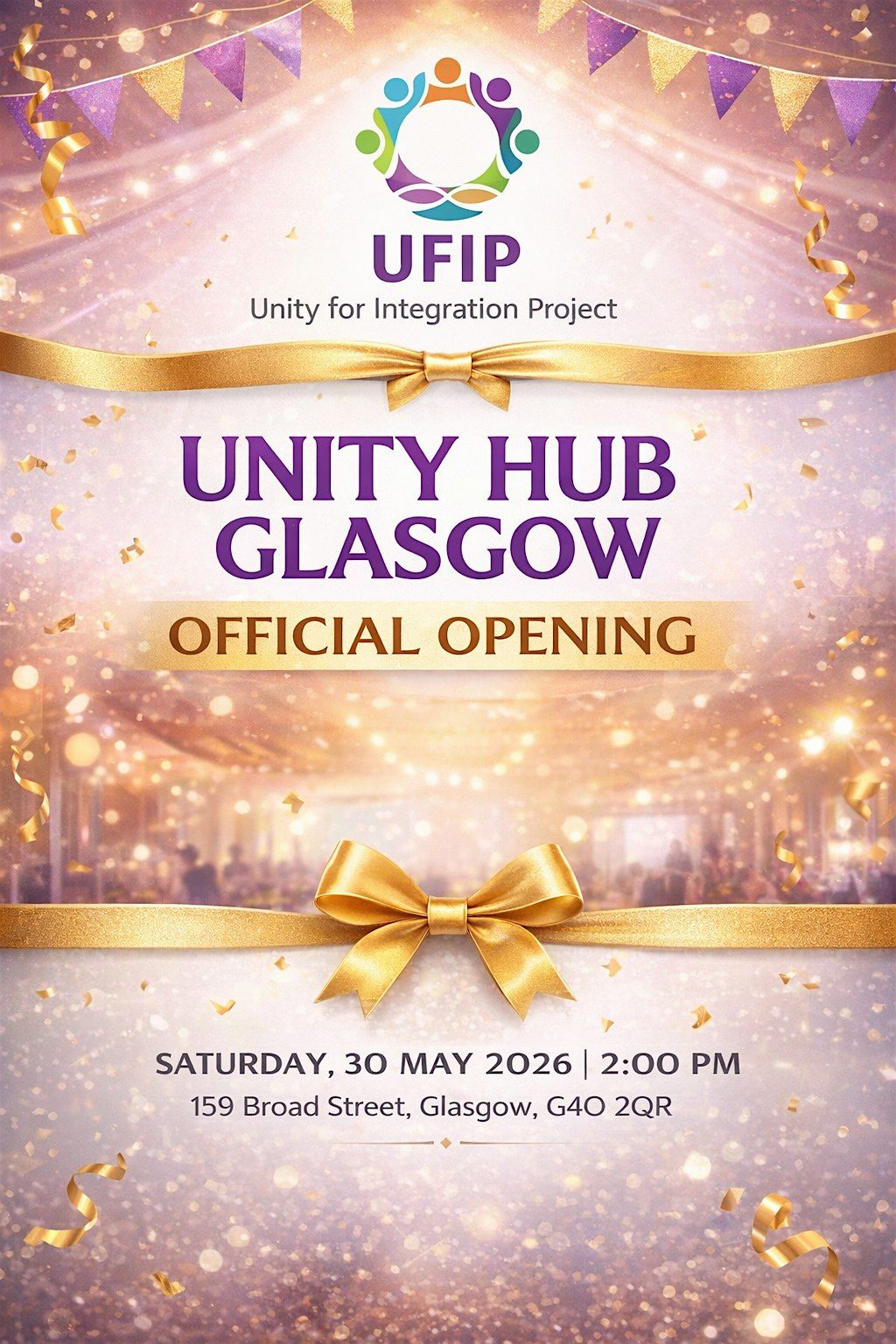 Unity Hub Glasgow Official Opening