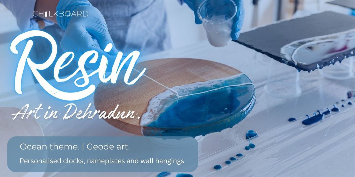 Resin Art ft. ChalkBooard