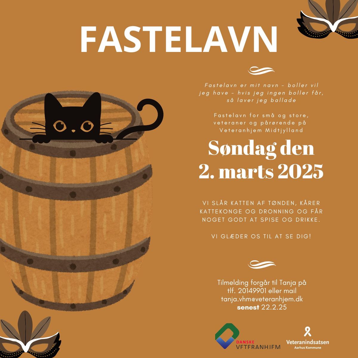 Fastelavn p\u00e5 Veteranhjem Midtjylland i Aarhus