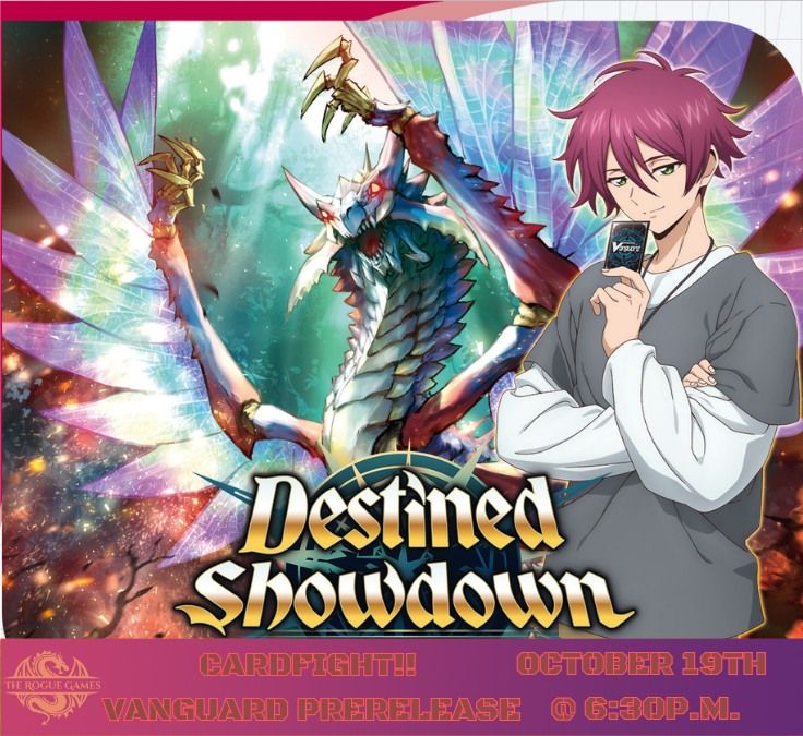 CARDFIGHT!! VANGUARD ZBT04 DESTINED SHOWDOWN PRERELEASE!!