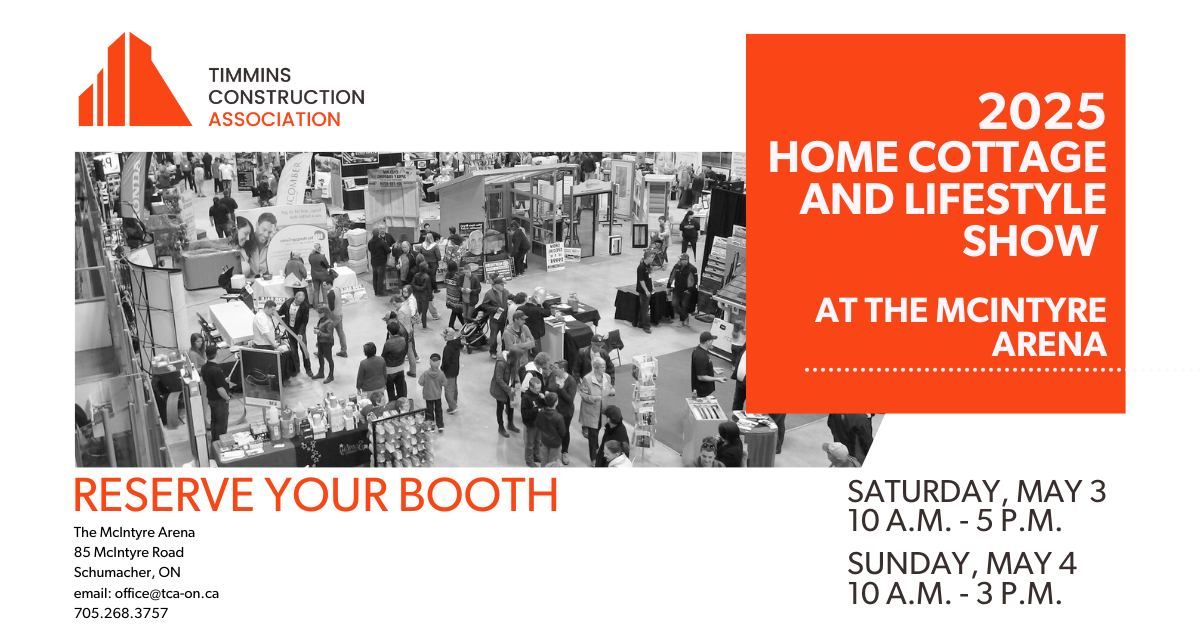 2025 Home, Cottage and Lifestyle Show - RESERVE YOUR BOOTH