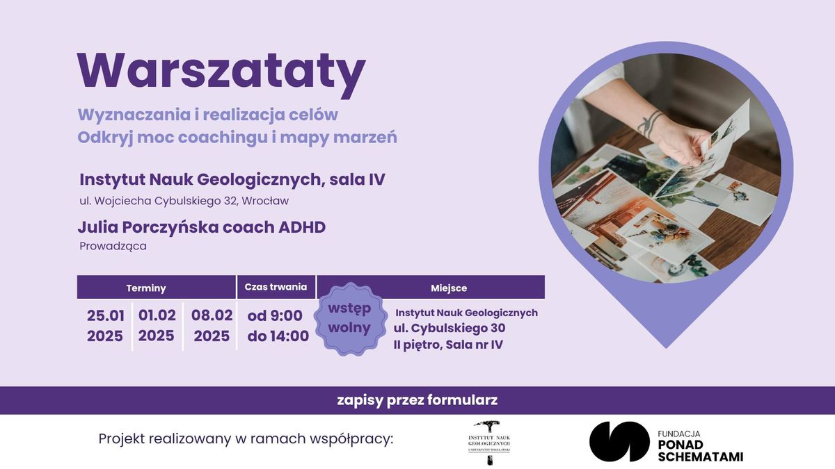 Warsztaty wyznaczania i realizacji cel\u00f3w - ADHD friendly flow