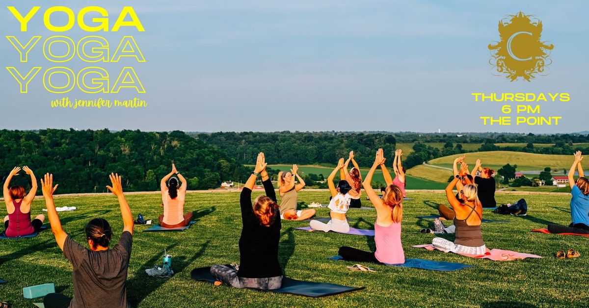 Yoga at the Point at Chenault Vineyards