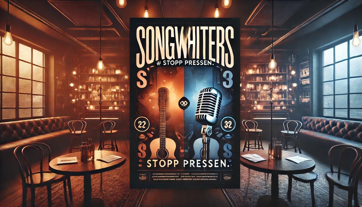 Songwriters @ Stopp Pressen # 4 - Rebekka Lundstr\u00f8m, Olav Tofte + Open Mic.