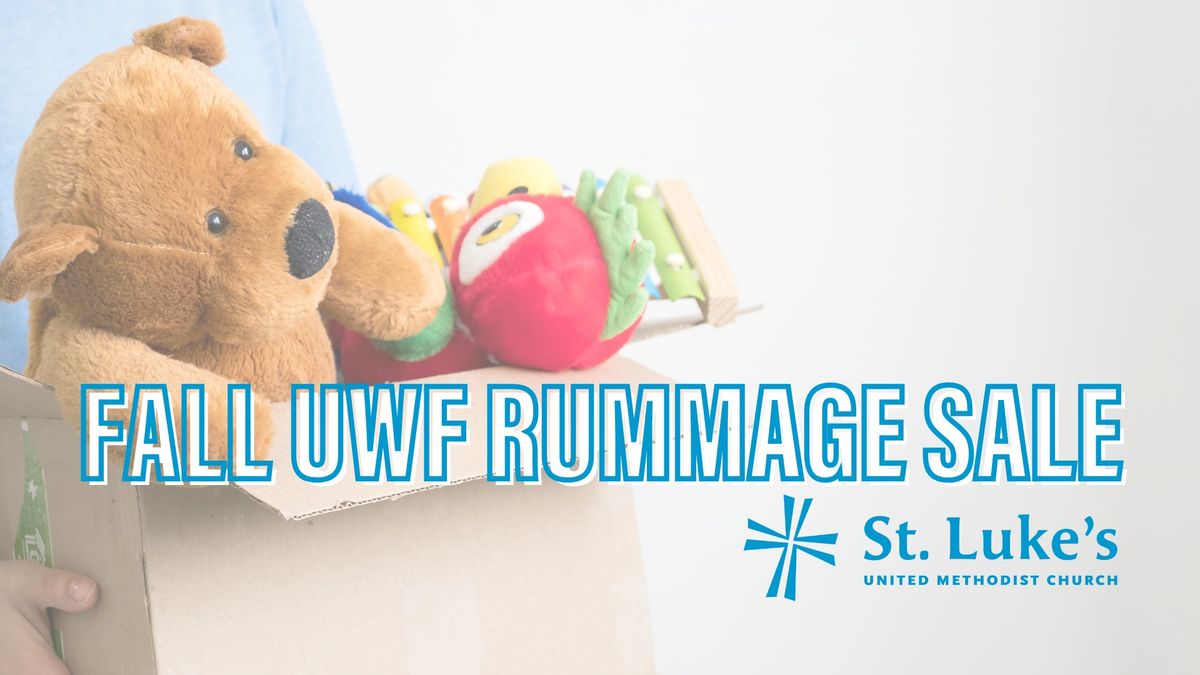 Fall UWF Rummage Sale at St. Luke's