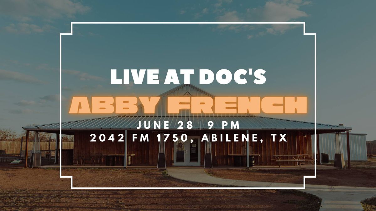 Live at Doc's: Abby French