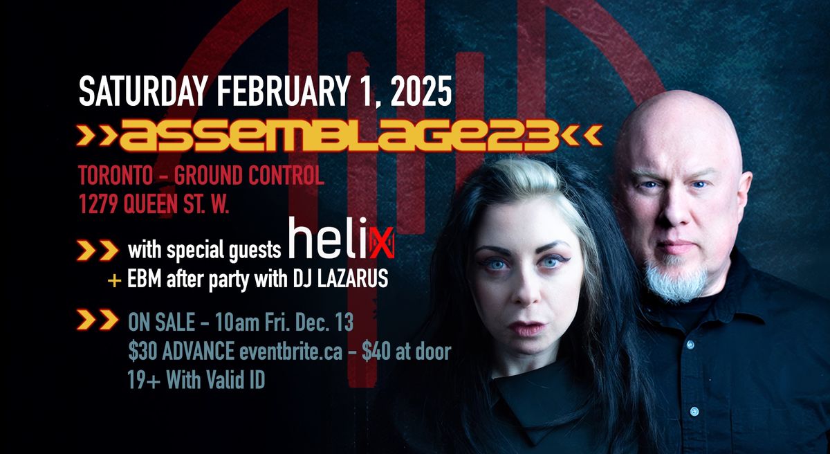 Assemblage 23  with special guests Helix