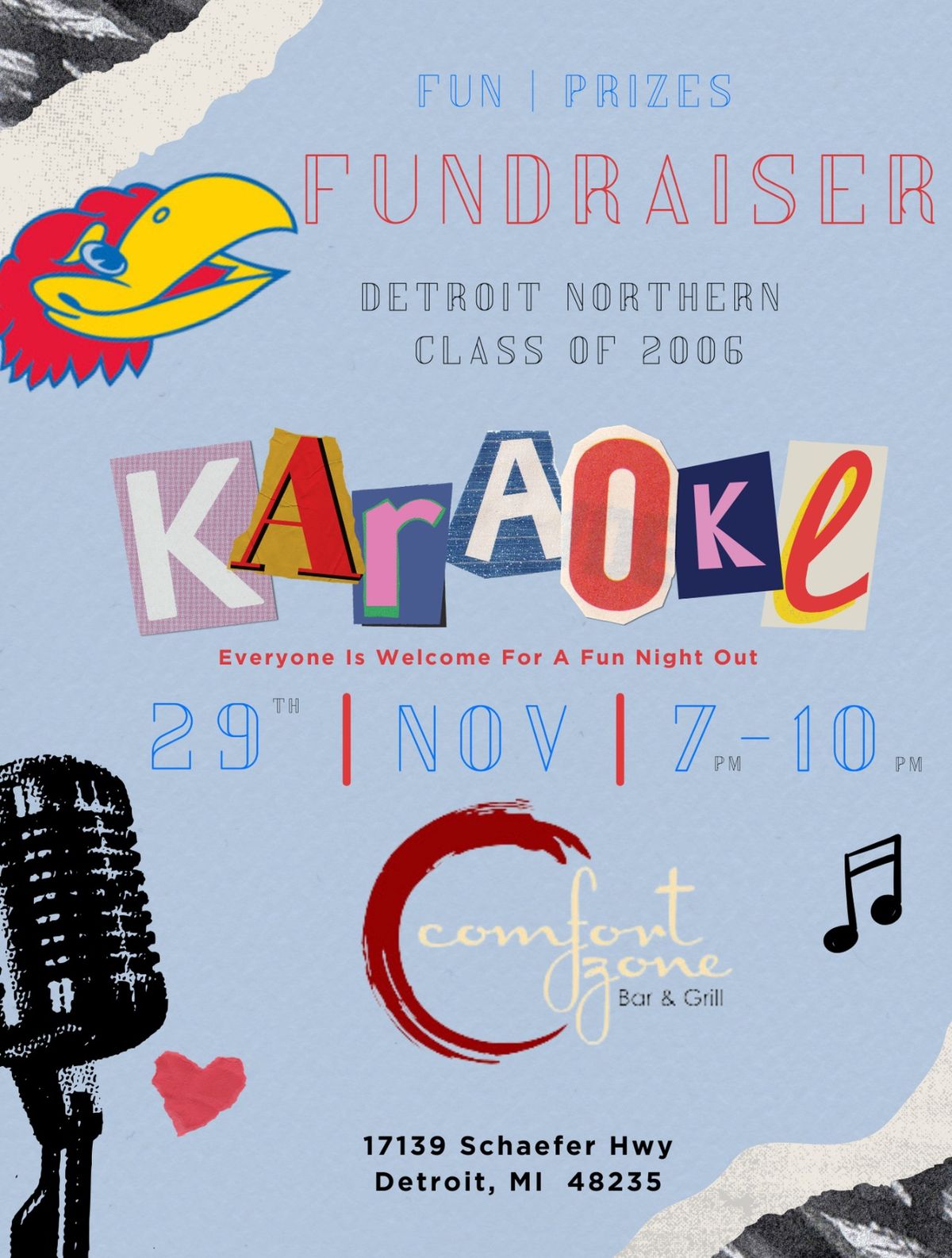 Let\u2019s Have A Ball\u2026.. Karaoke Fundraiser & Everyone is Invited w\/t no drama at all