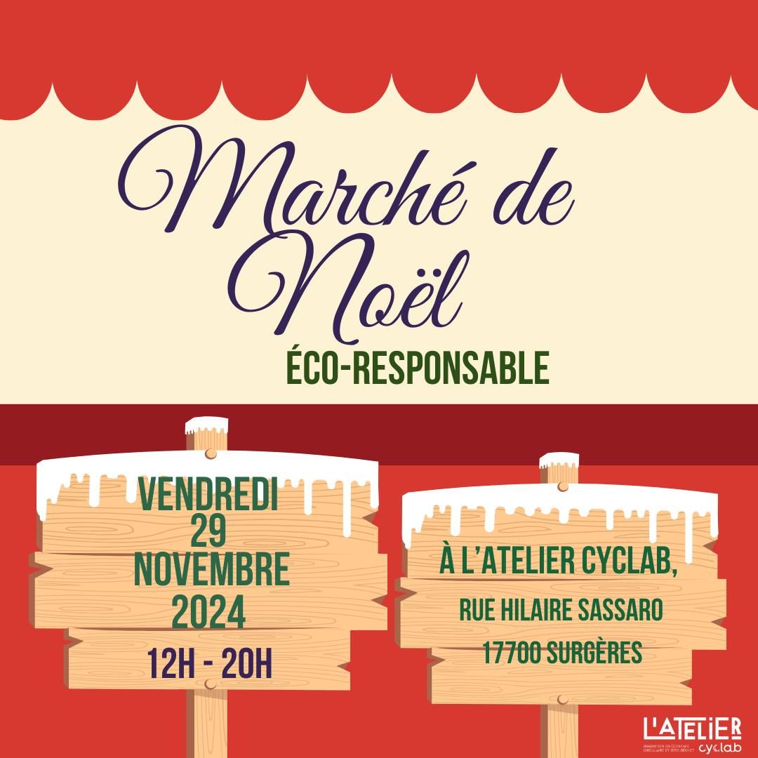 Premier march\u00e9 de No\u00ebl \u00e9co-responsable \u00e0 Surg\u00e8res