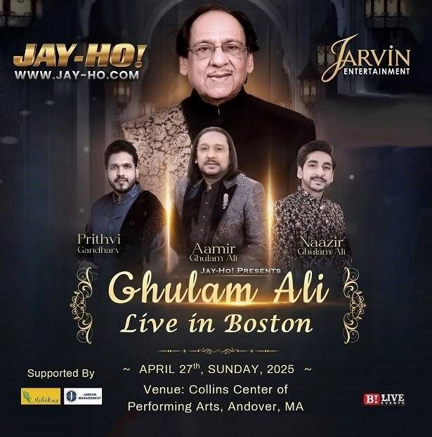 Jay-Ho Ghulam Ali Live in Boston