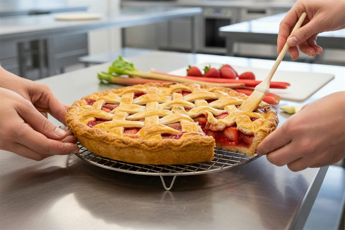 How to Make Pie: Strawberry Rhubarb from Scratch