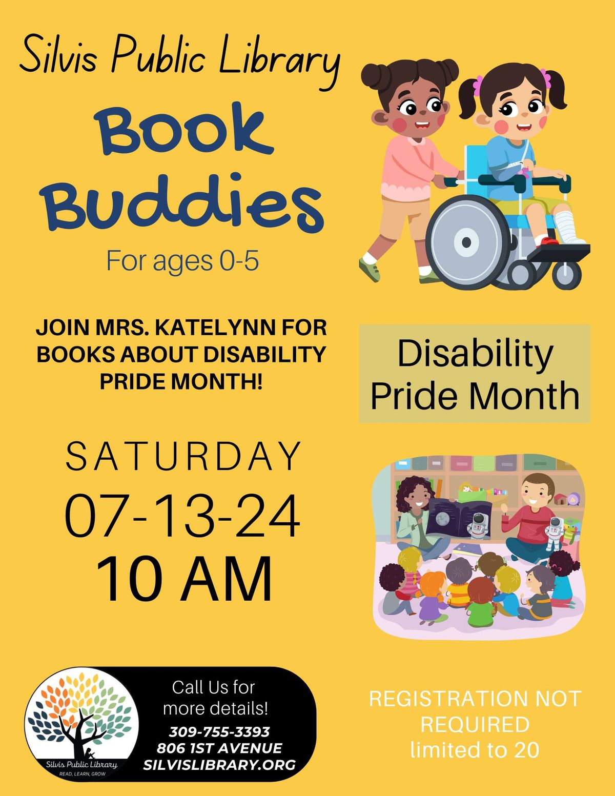 Book Buddies: Disability Pride Month