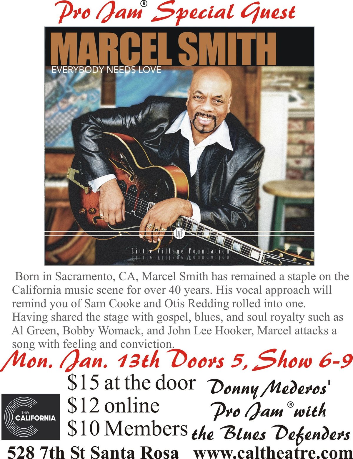 Powerhouse Entertainer Marcel Smith Pro Jam Special Guest