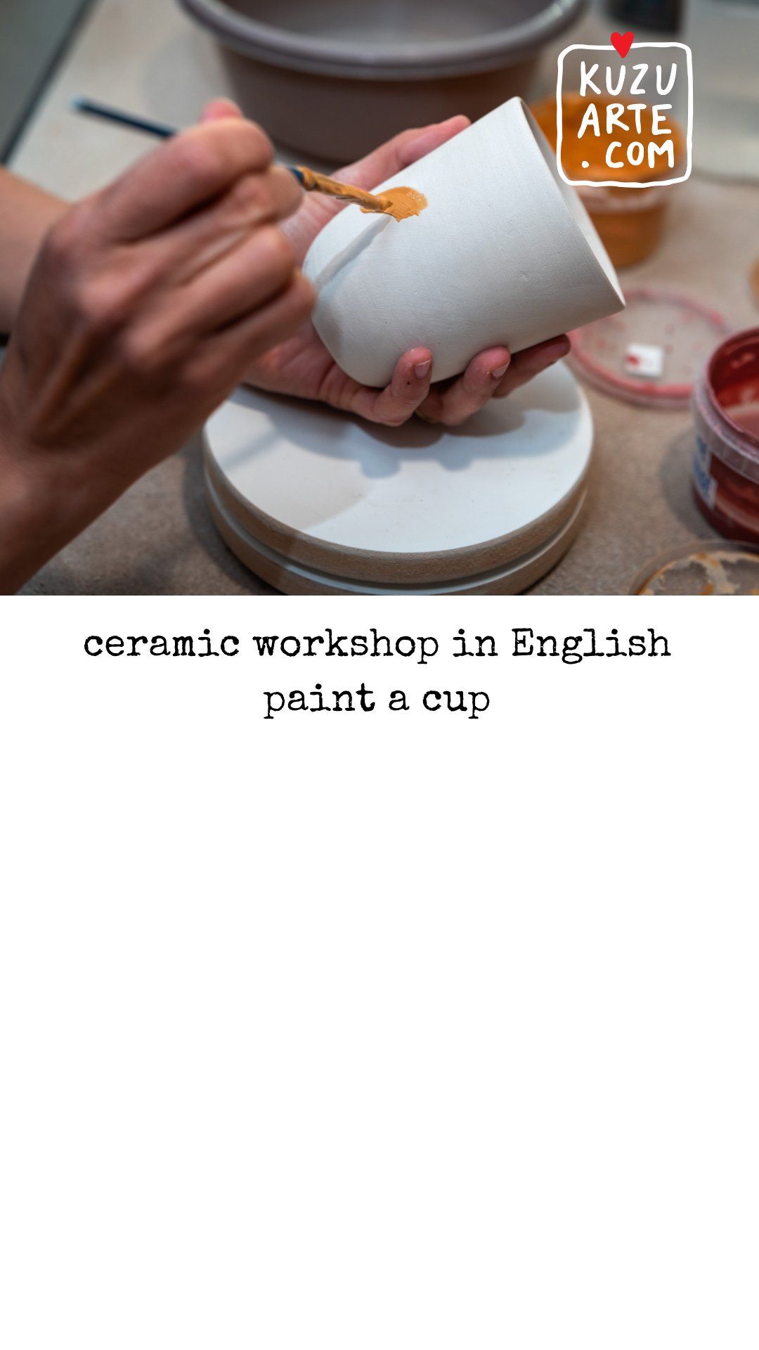 Ceramic Workshop English: Paint Your Own Cup