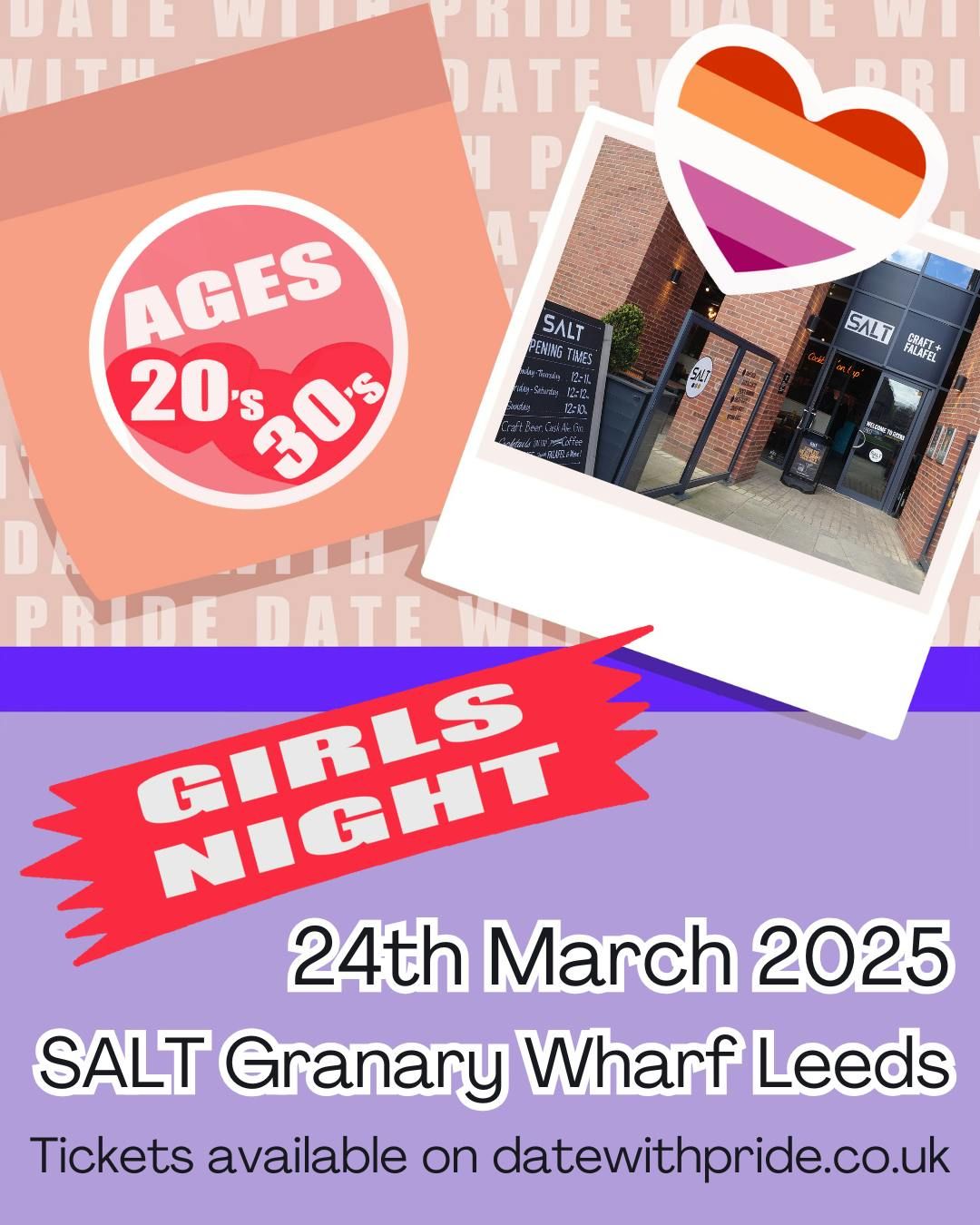 Girls Night - LGBTQ+ Speed Dating Leeds - 24th March