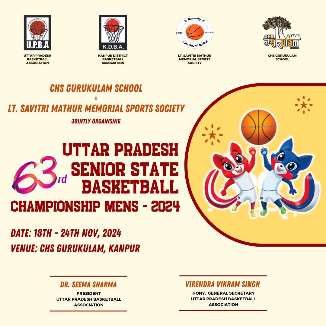 63rd Uttar Pradesh Senior State Basketball Championship for Men