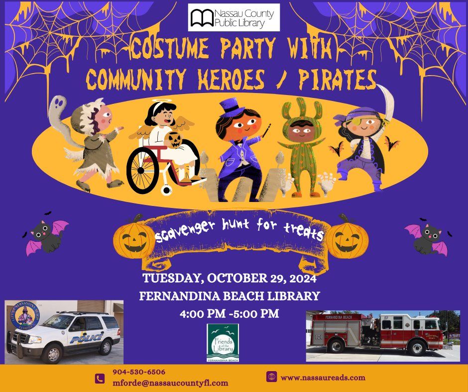 Costume Party \/ Scavenger Hunt with Local Community Heroes \/ Pirates 