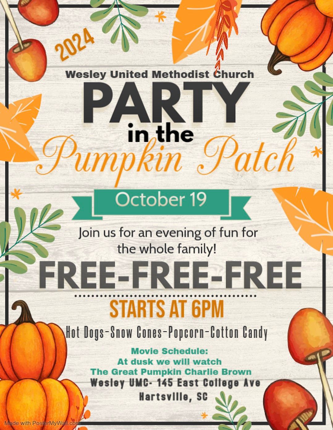 PARTY IN THE PUMPKIN PATCH