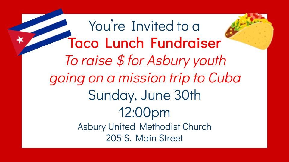 Youth Fundraiser Lunch!