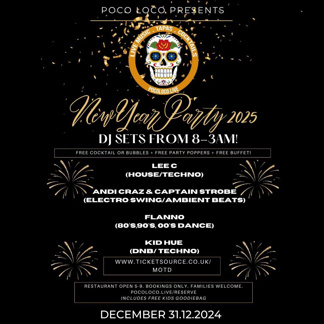 POCO LOCO NEW YEARS EVE PARTY