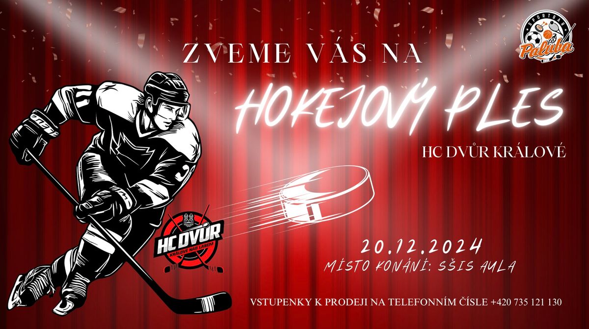 \ud83c\udf89 Prvn\u00ed HOKEJOV\u00dd PLES klubu HC Dv\u016fr Kr\u00e1lov\u00e9 \ud83c\udf89