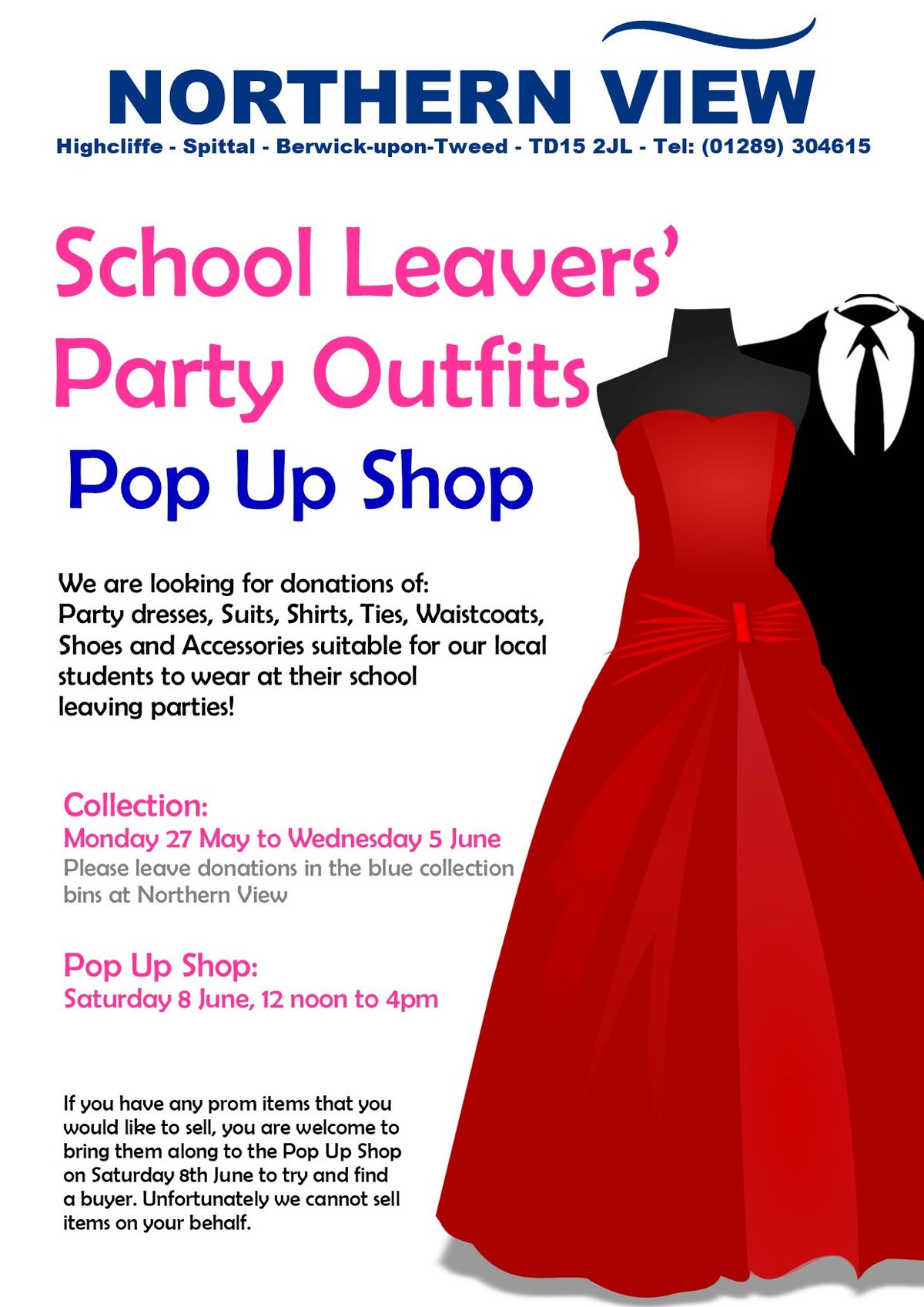 School Leavers Party Outfits: Pop Up Shop