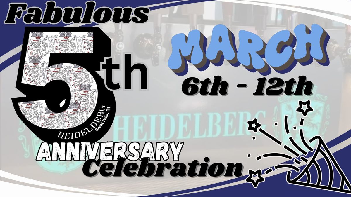 Fabulous 5th Anniversary Celebration