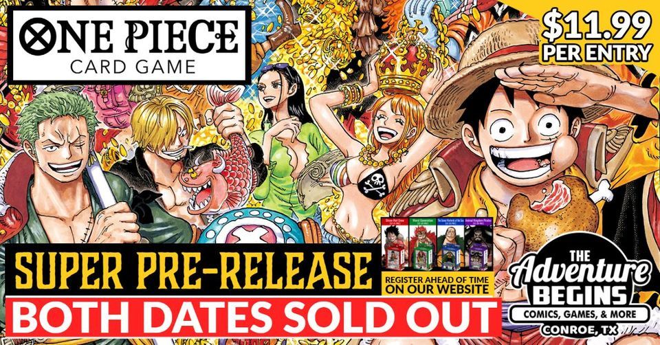 One Piece Card Game Super PreRelease Tournament, The Adventure Begins
