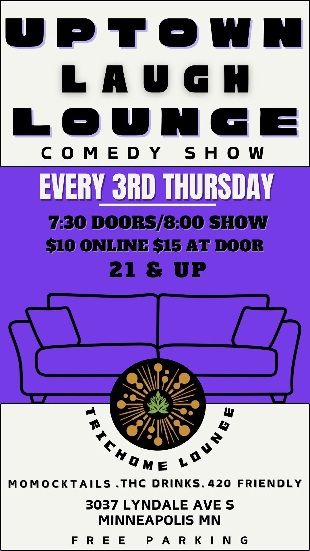 Uptown Laugh Lounge Comedy Show