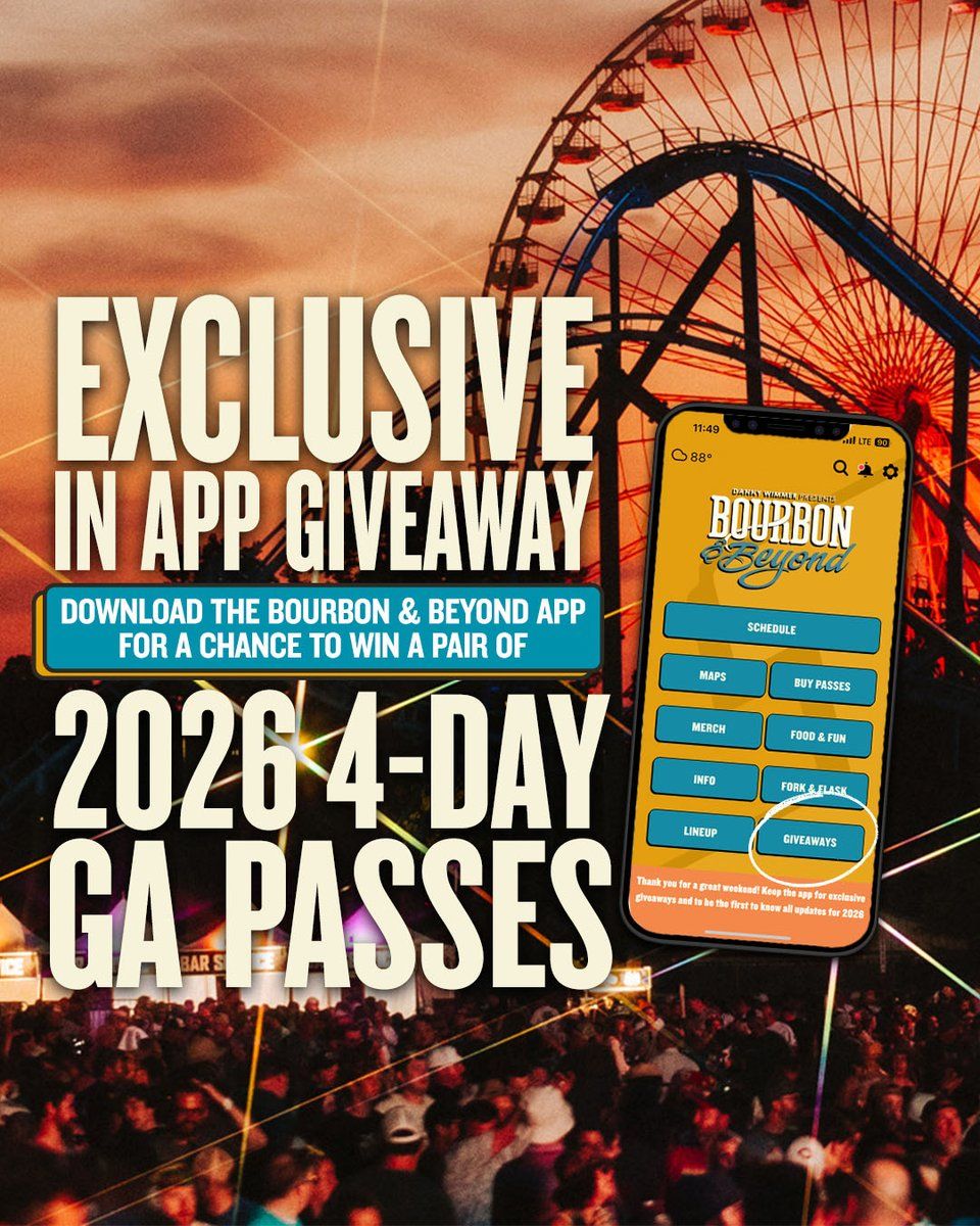 Bourbon & Beyond Festival - 4 Day Pass