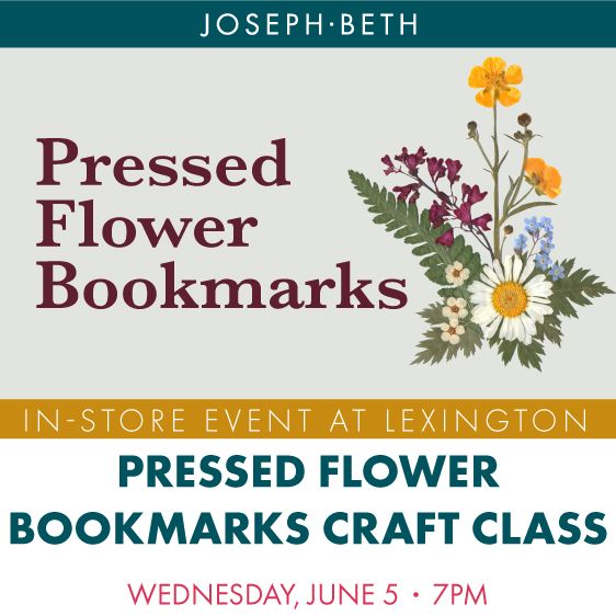 Pressed Flower Bookmarks Craft Class