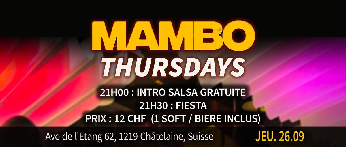 Mambo Thursdays - Geneva